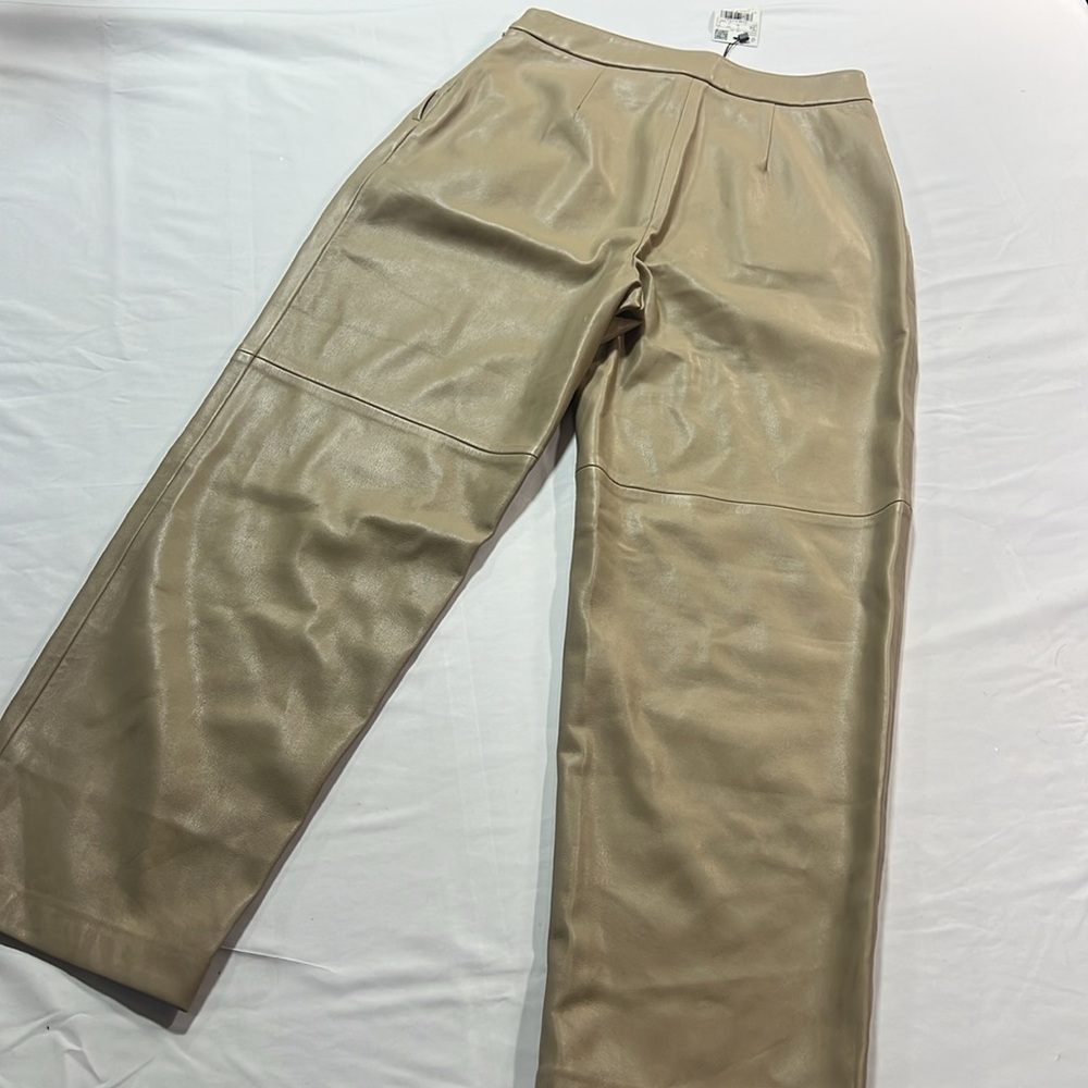 MNG faux leather pants size 4 NWT - Picture 9 of 10